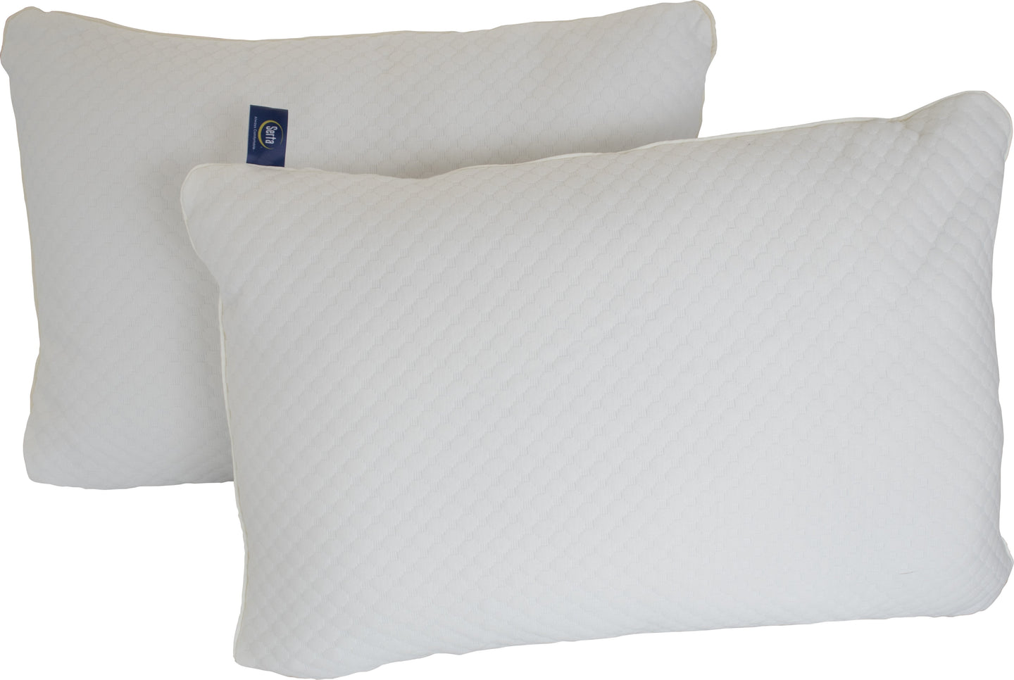 Almohada Dream Pillow Push Firm vista frontal una tras otra fondo blanco 